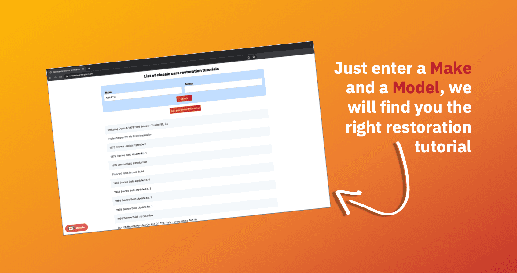 I've published a list of classic car renovation tutorials on reddit and it went viral